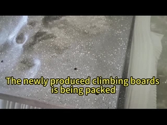 Resina de madeira de aço de escalada interna ISO9001 ISO14001 da parede da rocha adulta do divertimento