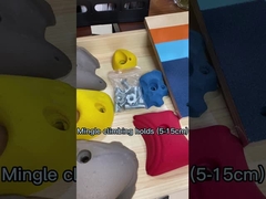 Painéis de parede de escalada internos impermeáveis de escalada exteriores personalizados da parede da rocha