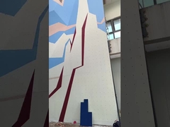 Escalada exterior de escalada profissional artificial adulta do campo de jogos da parede